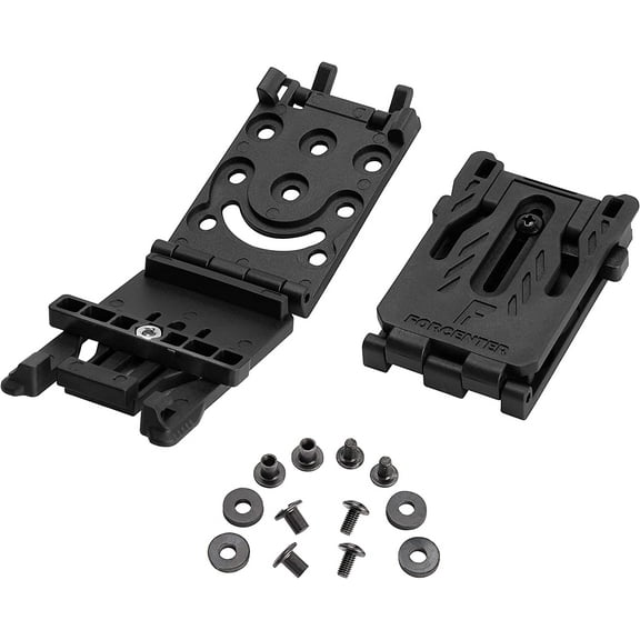 Belt Clip Outdoor Loops Camping Knife Blade Lock with Screws for Holsters, Mag Pouches, Knife Sheaths, 2-Pack