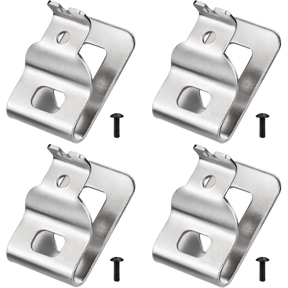 Belt Clips for , 4 count 304 Stainless Steel Drill Clips Tool Hooks with Screws for N268241 N086039 Compatible with 20V Power Tools for DCD980 DCD980L2 DCD985L2 DCD985