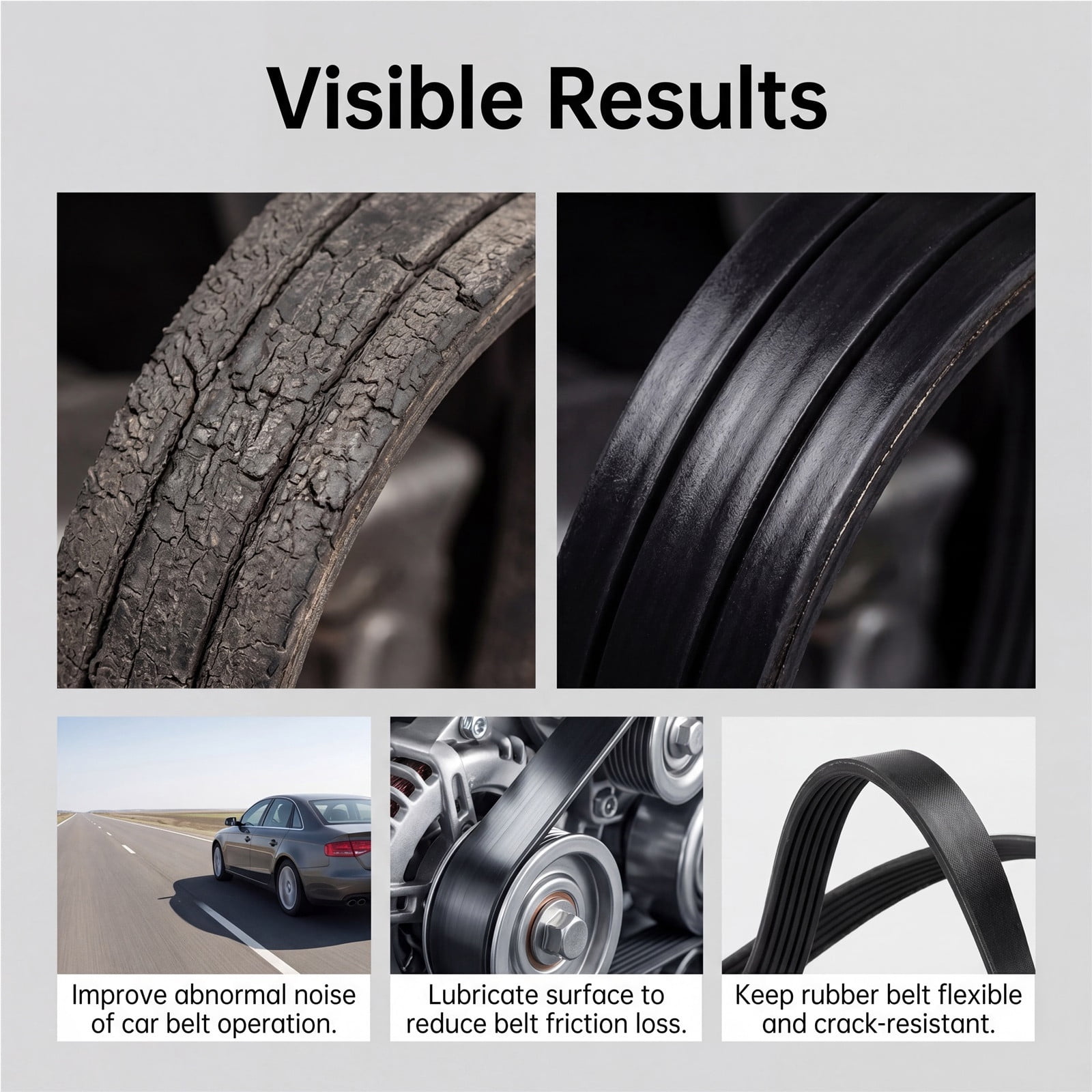 serpentine belt dressing Prestone Belt Dressing Eliminates Squeaks & Chatter Safe For All Belts Pack of 2