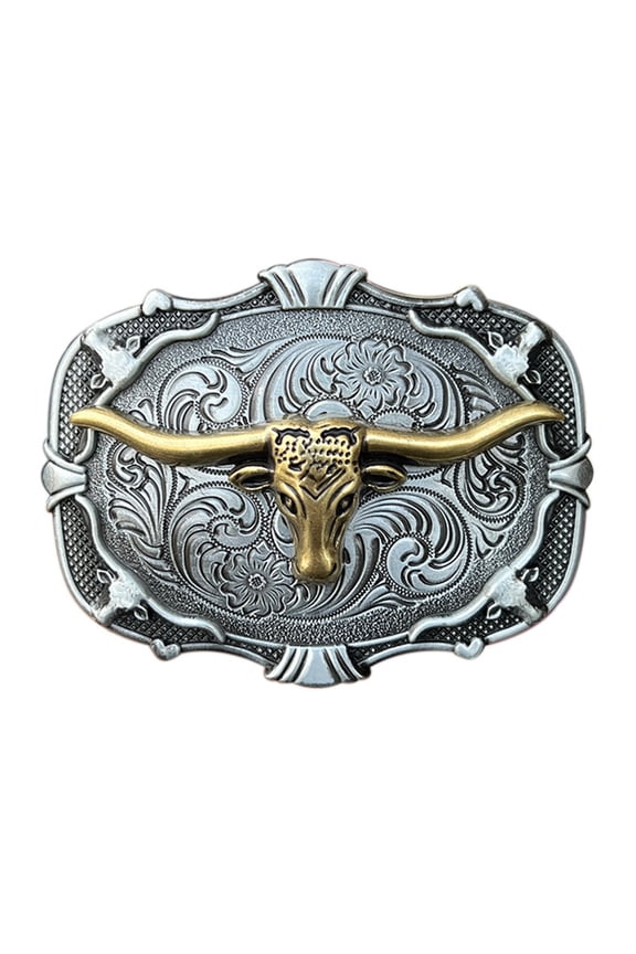 Belt Engraved Buckle Bronze Color Engravings Buckle Replacement Belt Buckles Birthday Gifts for Father