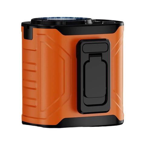 Belt Fan Clip on Waist Portable Cooling Fan for Outdoor Camping Personal Neck Cooling Fan Durable Handheld Fan for on The Go Use Orange 1 Pack