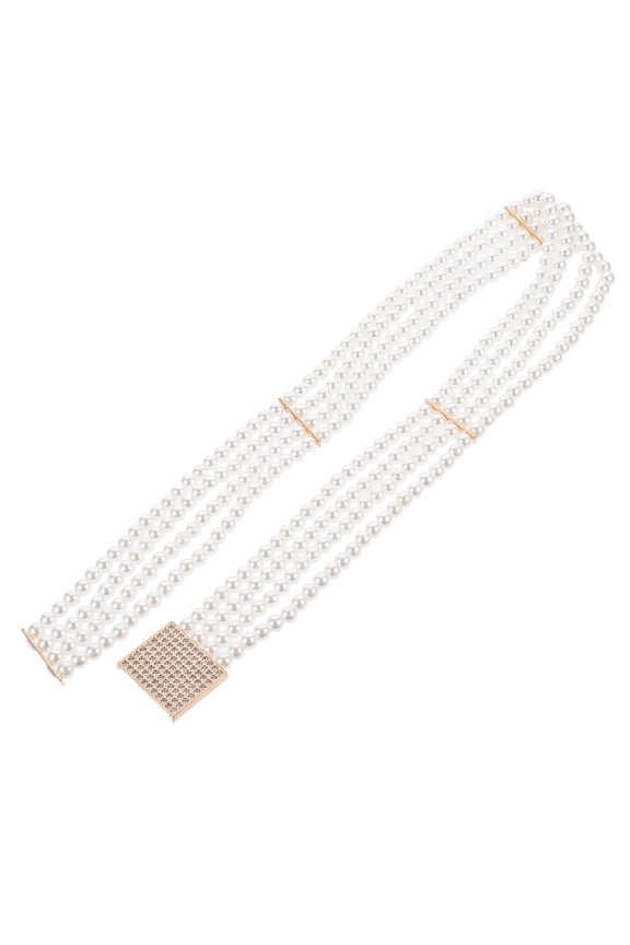 1 Pc Women's Rhinestone Elastic Waist Belt Sash for Wedding, Evening Dress, Formal Occasion Accessory