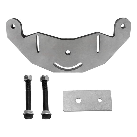 Belt Grinder D-Backing Plate for 2x72 inch Knife Making Grinder with Bolt Axles,1 x D-backing Plate 1 x Rectangular Spacer Plate 2 x Grade 8 Bolts(with Nylon Spacers),Silver