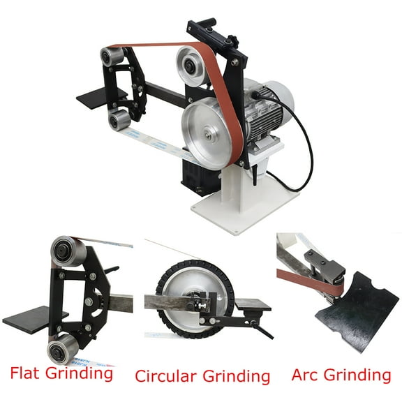 Belt Grinding Polishing Machine Vertical Horizontal Dual-Purpose Frequency Conversion Industrial Grade Base 110V 1500W