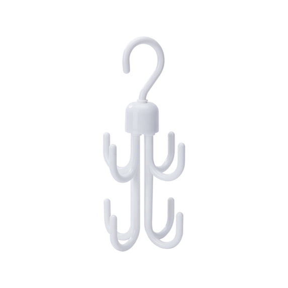 Belt Hanger for Closet Double Layer, Space Saving Hangers Rotating Hook, Multifunctional Bag Scarf Tie Rack for Home Wardrobe Organization