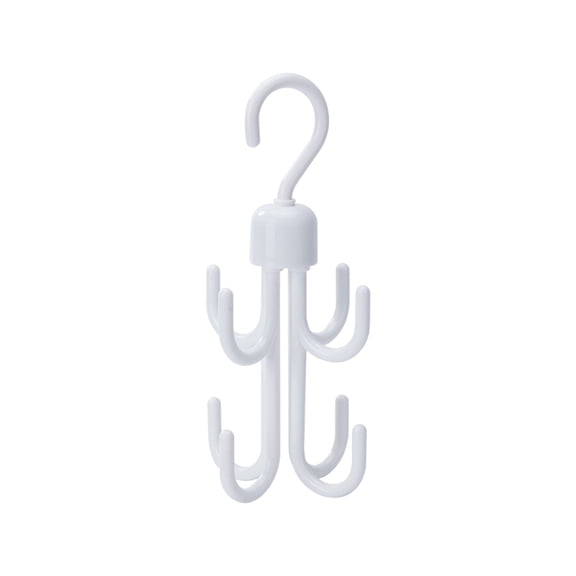 Belt Hanger for Closet Double Layer, Space Saving Hangers Rotating Hook, Multifunctional Bag Scarf Tie Rack for Home Wardrobe Organization