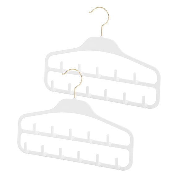 Belt Hangers Storage Artifact Wall Hooks for Hats Rack Man Rubber High Manganese Steel 2 Pcs