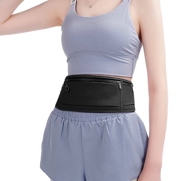 Belt Hidden Pack Sports Waist Bag, Large Capacity Breathable Concealed Waist Belt Bag Invisible Running Waist Pack
