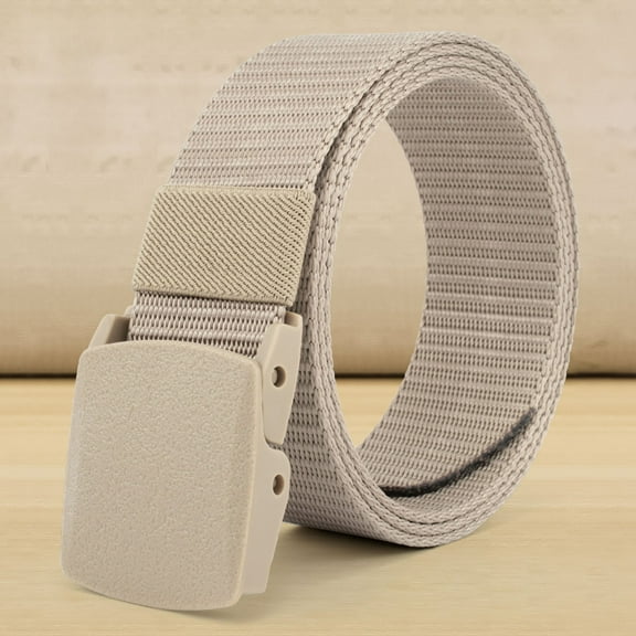 Belt Nylon Belts for Men Mens Belts Casual with Automatic Buckle No Holes Belt for Men