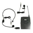 thumbnail image 1 of Belt Pack Microphone System with Wireless USB Receiver, Headset Mic & Lavalier Mic, 1 of 1