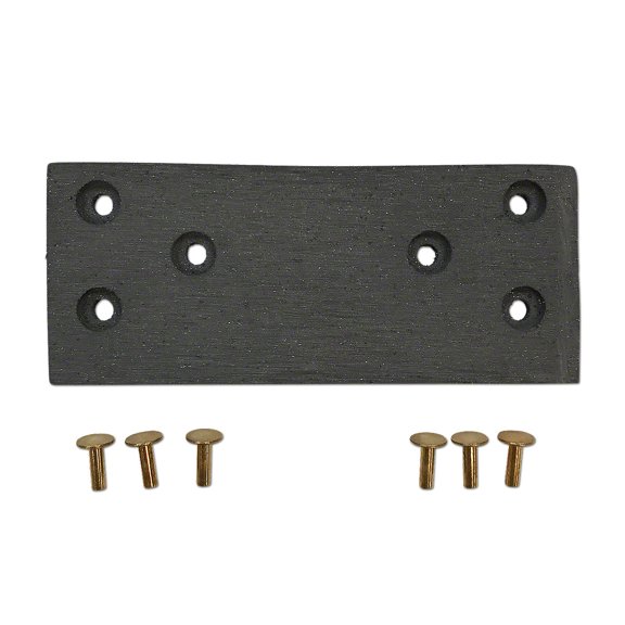 Belt Pulley Brake Lining Kit w/ Rivets Fits John Deere Tractor    R227488; D1592R rivet