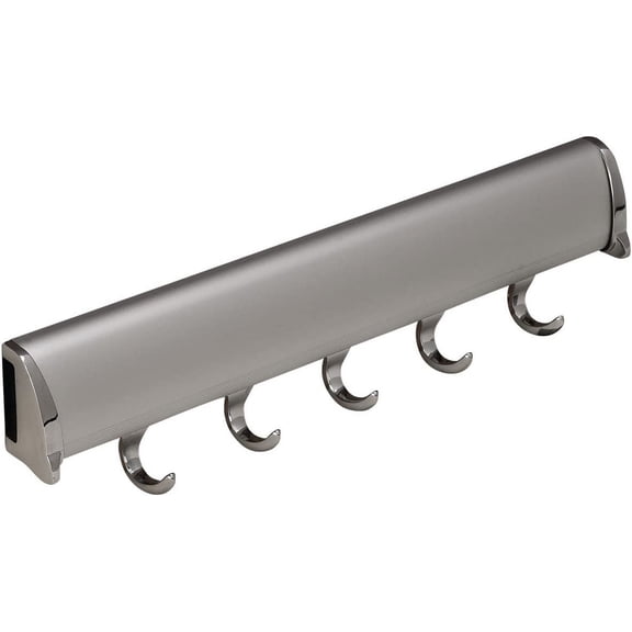 Belt Rack by , Synergy Collection (Polished Chrome, 5 Hook, 11 7/8")