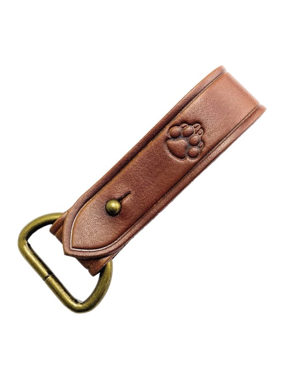 Belt Retainer Strap Replacements Leather Belt Buckle with D Rings Leather Loop Keeper, Leather Loop Belt Keeper Loop