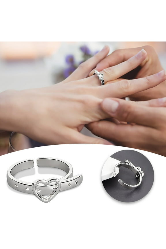 Belt Ring Women's Fashion Personality Design Sense Finger Ring, Ring Ring, Adjust Opening