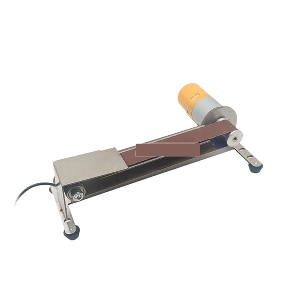 Belt Sander Grinder, Adjustable Speed Belt Sander Machine, Knife Sharpener, DIY Polishing Grinding Machine 7 Speed Regulation ,Hand & Power Tool