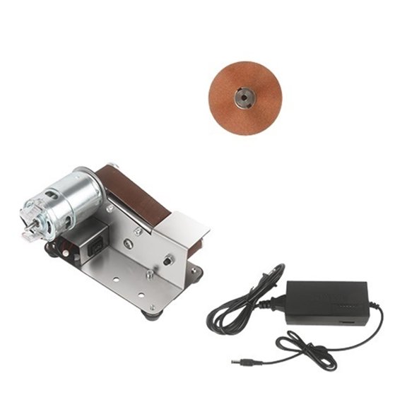 Belt Sander Machine DIY Polishing Grinding Machine Electric Belt Sander Cutter Edges Sharpener Sander Polisher ,Easy Operation