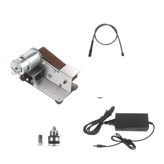 Belt Sander Machine DIY Polishing Grinding Machine Electric Belt Sander Cutter Edges Sharpener Sander Polisher ,Equipment Stability