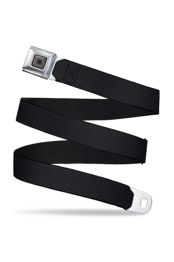 Belt Seatbelt Buckle Black Youth 22 to 32 Inches