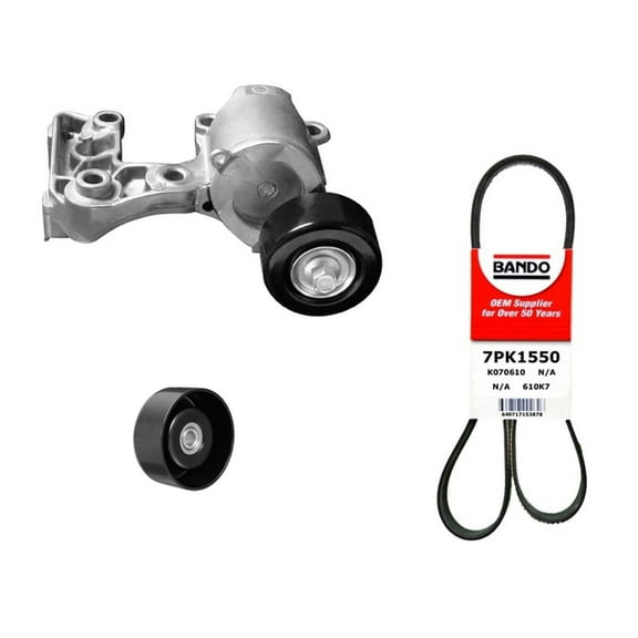 Belt Tensioner & Engine Belt Fits For 13-18 Toyota Avalon REF 16620-31021