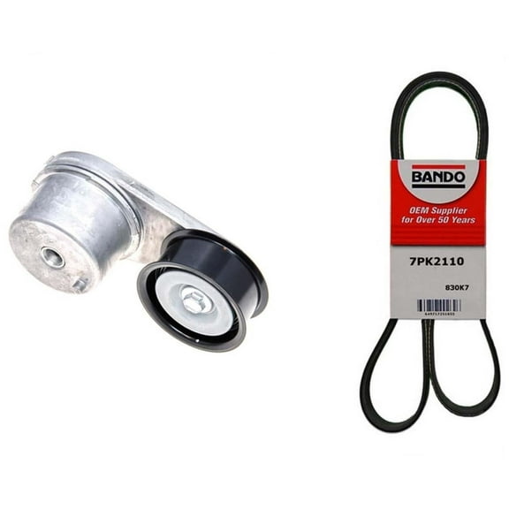 Belt Tensioner & Engine Belt Fits For 2009-2018 Nissan GTR 3.8L 11955-1EA0A