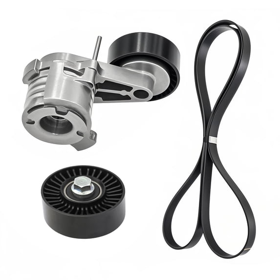 Belt Tensioner Idler Pulley Serpentine Belt Kit for BMW 328i 528i xDrive X3 X5