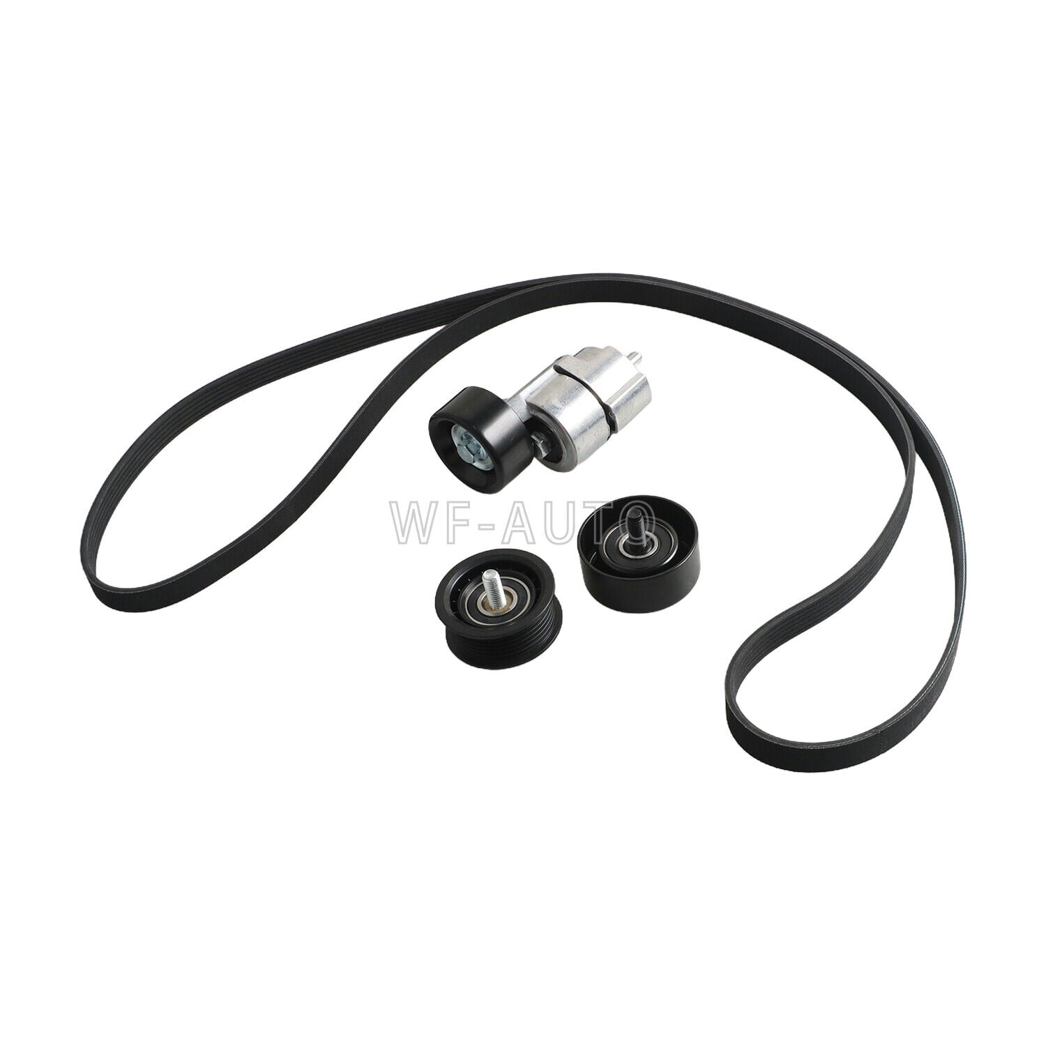 Belt Tensioner &Idler Pulley V-Ribbed Belt kit For Kia Forte Optima 2.0L 2.4L