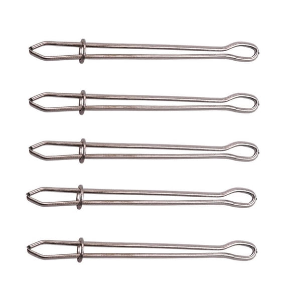 Belt Threader & Guide Tool for Sewing - Belt Guide and Needle Guide, Elastic Band & Waistband Fitting Tool, Portable Metal DIY Sewing Aid,Silver