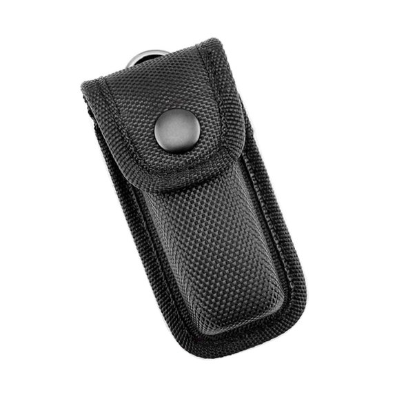 Belt Tool Pouch Nylon Sheath With Button Flap Closure for Folding Tools and Compact Multi Tools, Hiking Camping Use
