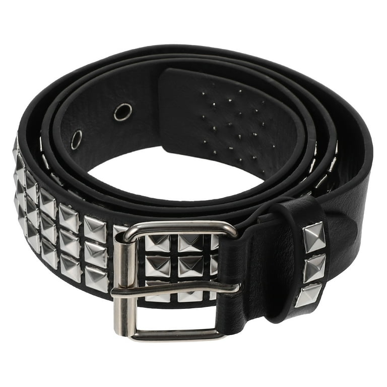 Belt Waist Leather Grommet Women Skirt Dress Jeans Metal Chain