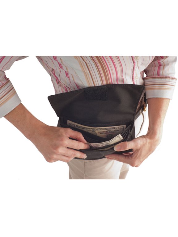 Belt Wallet - Expansion Wallet with 5 Cash Compartments