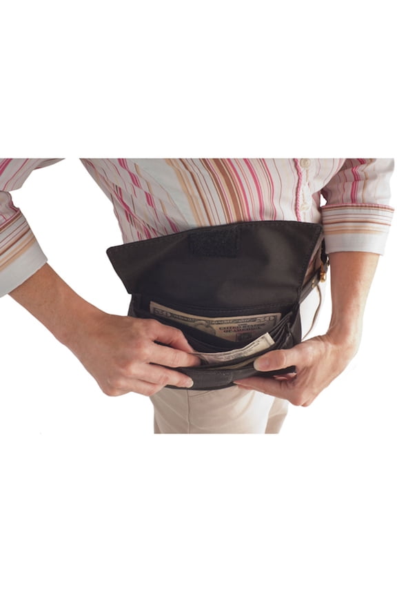 Belt Wallet - Expansion Wallet with 5 Cash Compartments