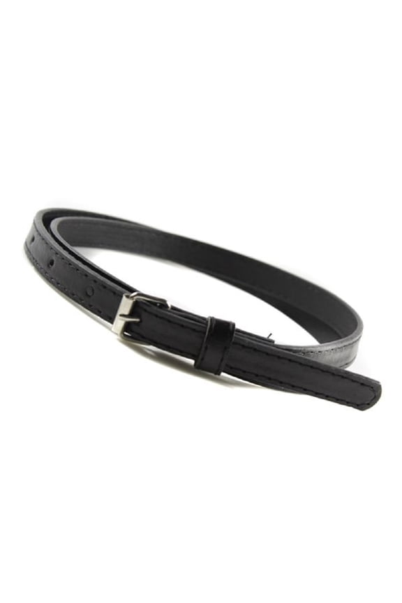 Belt Women's Faux Leather Thin Waistband Sweet Girls Belt Strap Adjustable 14 Colors