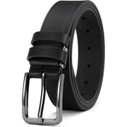 Belt for Men,Mens Dress Belt Casual Wear Jeans Belt 1.25", Classic Fashion Design Belt, Adjustable Trim to Fit