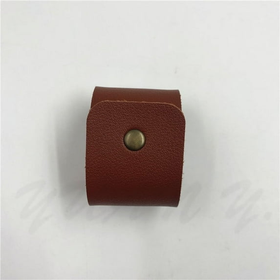 Homoyoyo Elegant Brown PU Napkin Holders Set of 4 and Easy to Clean Table Accessories