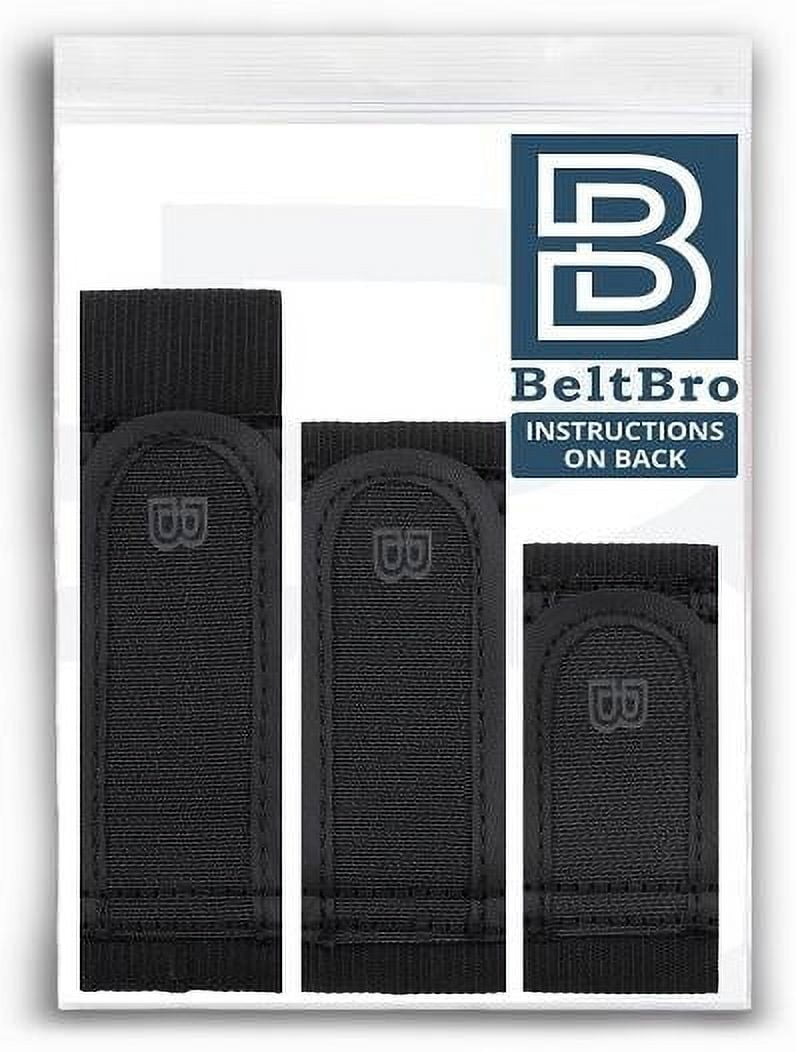 BeltBro Titan Durable Men's Belt, 15" Loops, 6-Piece Set