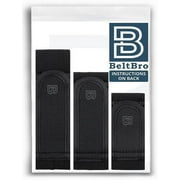 BeltBro Titan Durable Mens Belt, 15" Loops, 6-Piece Set