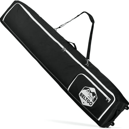 BeltGo Black Rolling Ski/Snowboard Bag