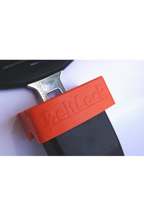 Child Seat Belt Safety Lock for Car, White, 2 Piece