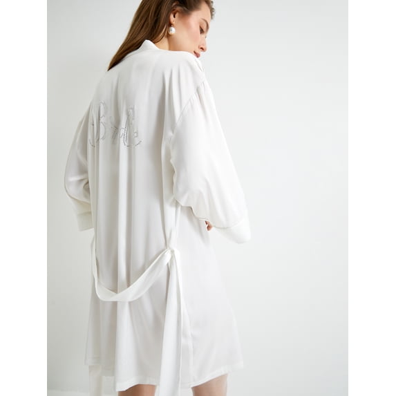 Belted Bride Robe