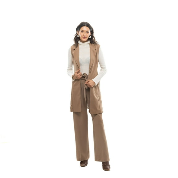Belted Duster Length Vest