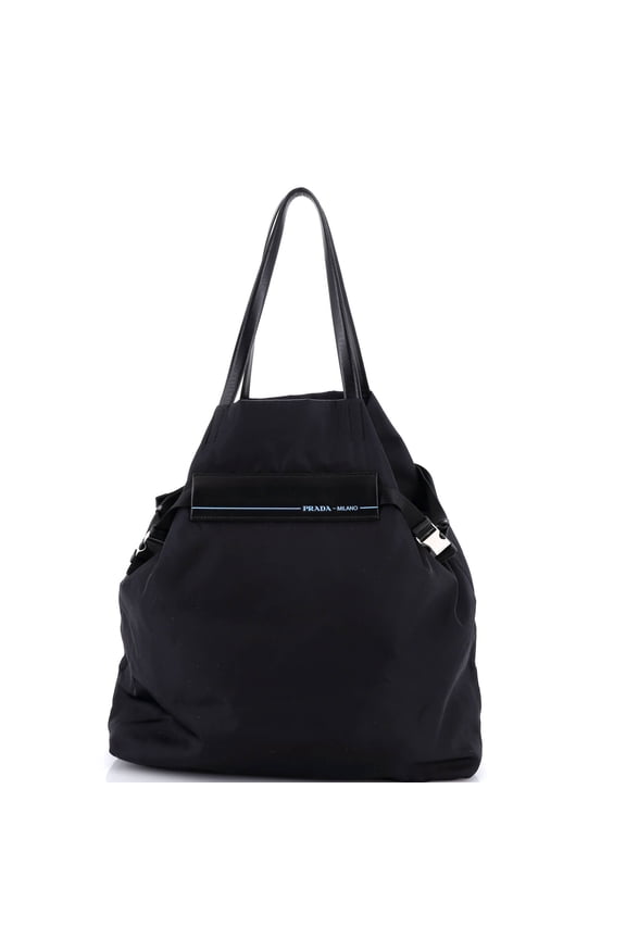 Belted Logo Tote Tessuto Large By Rebag