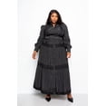 thumbnail image 1 of Belted Shirt Dress With Ruffle Detail 1XL, 1 of 6