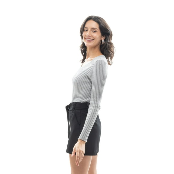 Belted Short with Front Pockets