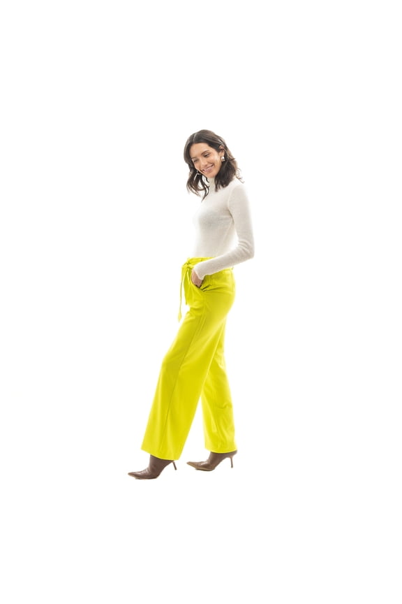 Belted Trouser with Front Pockets