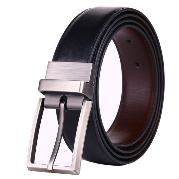 Beltox Fine Adult Male Dress Black Reversible Belt for Men Waist 32