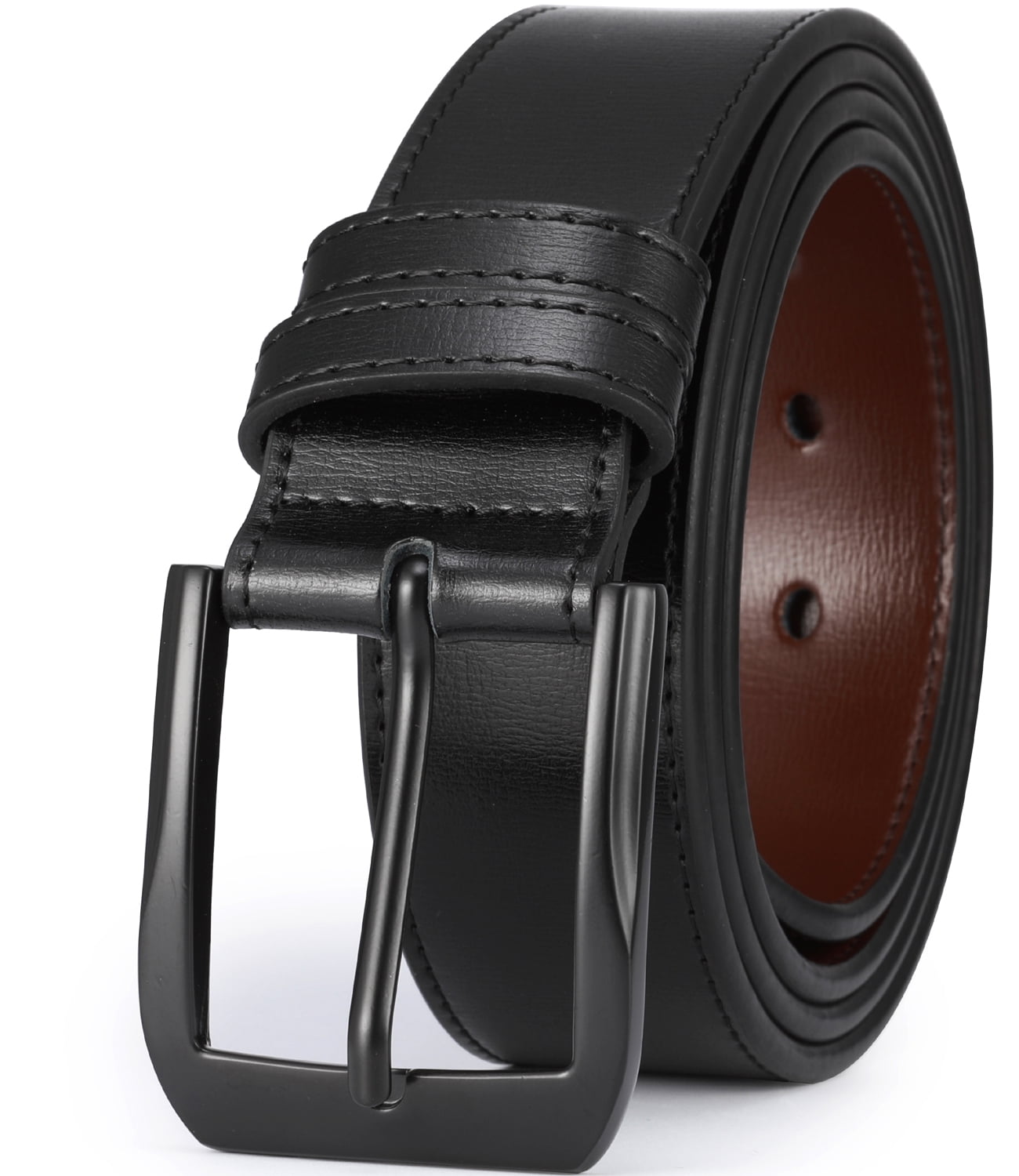 Beltox Fine Men s Casual Leather Jeans Belts 1 1 2 Wide 4MM Thick