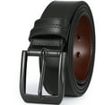 thumbnail image 1 of Beltox Fine Men’s Casual Leather Jeans Belts 1 1/2” Wide 4MM Thick Alloy Prong Buckle Work Dress Belt for Men, 1 of 3