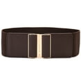 thumbnail image 1 of Beltox Fine Womens 3" Wide Belt Elastic Stretch Cinch Waistband Lady Cummerband, 1 of 8