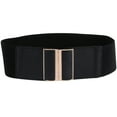 thumbnail image 1 of Beltox Fine Womens 3" Wide Belt Elastic Stretch Cinch Waistband Lady Cummerband, 1 of 8