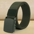 thumbnail image 1 of Belts For Men - Nylon Mens Casual Automatic Buckle No Holes Belt Sturdy Comfortable Adjustable - Mens Belts Leather, 1 of 6